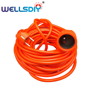 Factory <strong>Price</strong> 3M Wire Length French Type <strong>Extension</strong> <strong>Cord</strong> With Waterproof Cover With CE Certification - Product Image 1