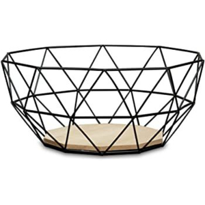 Cesta de almacenamiento de frutas de nuevo diseño de aspecto clásico, cesta de frutas de Color negro con alambre de hierro de la mejor calidad, accesorios para el hogar a buen precio - Product Image 1