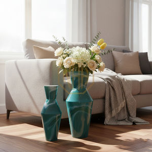 Premium Iron Coastal Floor Flower <b>Vase</b> Elegant Metal Bottle Shape <b>Decorative</b> <b>Vase</b> for Home Decor Factory Direct Wholesale - Product Image 4