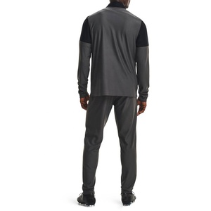 Streetwear oversize tendance ensemble de survêtements sportifs 100% coton avec logo imprimé et fermeture à glissière complète et poids lourd pour hommes - Product Image 4