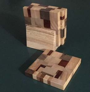 Best Quality Acacia Wooden Round Classic Eco-Friendly <b>Coaster</b> Hard Resin Teacup Holder Blatant Exports Drink Mats & Pads - Product Image 4