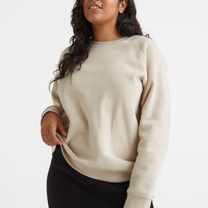 Sudaderas con logotipo personalizado de gran tamaño para mujer de alta calidad, sudadera cómoda de diseño informal para mujer - Product Image 3