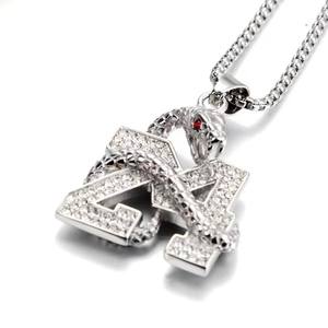 Colgante de letra de nombre personalizado de Plata de Ley 925, joyería de rapero de diamantes de moissanita, ajuste de bisel de dos tonos de oro rosa Cristiano - Product Image 6