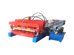 <span class=keywords><strong>950</strong></span> thủy lực bằng kính Roof Panel ngói cuộn tạo thành máy - Product Image 5