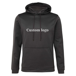 Bulk Custom High Quality Men's Fleece Fabric Cotton / <b>Polyester</b> Hoodies Men's Embossed Print Pocket Pullover <b>Hoodie</b> - Product Image 6