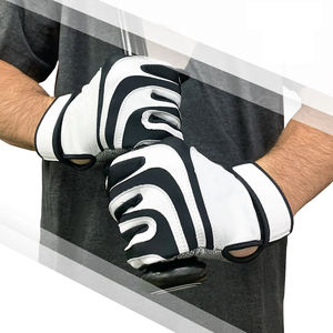 Gants de frappeur de baseball Softball avec logo personnalisé Gants de frappeur de baseball en cuir de vachette personnalisés - Product Image 6