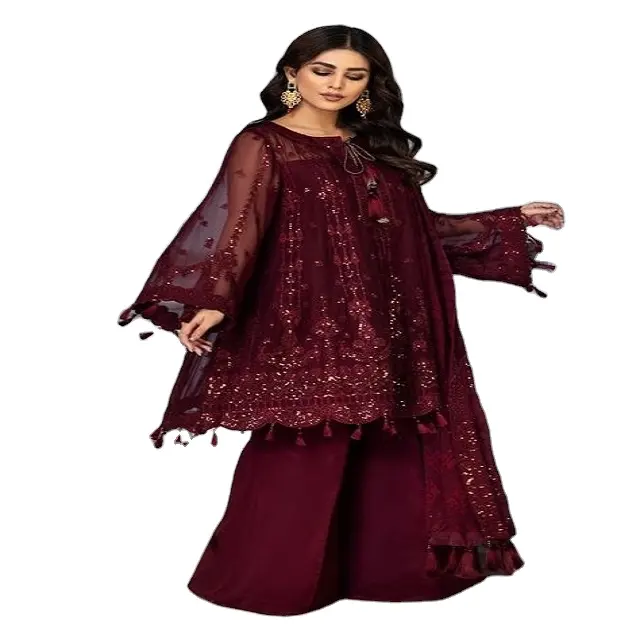 Baru Datang India dan Pakistan Salwar Kameez Wanita Wanita Koleksi Kurti Kurta Gaun Formal Pakaian Pesta Kasual dan Pernikahan