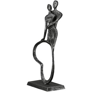 Sculpture de table en aluminium géométrique couleur argent ornements décoratifs Accent de décoration intérieure moderne au prix de gros - Product Image 2