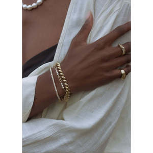 Karina Trio Diamond Bracelet Elegant & Luxurious Diamond <b>Bangle</b> for Women - Product Image 6