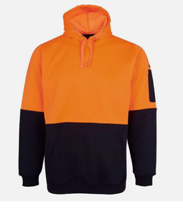 Vente en gros deux tons 100% coton pull sweat à capuche Streetwear avec logo personnalisé haute visibilité approvisionnement d'usine - Product Image 2