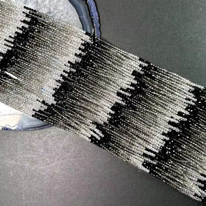 Maravilloso estilo blanco y negro 2mm 7 Ombre Color Facetado Cuentas de vidrio redondas HM2 para Dark <span class=keywords><strong>Academia</strong></span> - Product Image 2