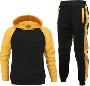 Survêtements de jogging grande taille personnalisés respirants unisexes noirs avec broderie de logo sur mesure – Vente en gros - Product Image 5