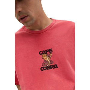 Camiseta Personalizada de Cuello Redondo para Hombre, 100% Algodón, Gruesa, Color Sólido, con Estampado Gráfico Personalizado y Logotipo en Blanco en la Parte Delantera - Product Image 4