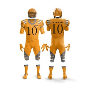 Camisetas de Fútbol Americano Personalizadas, Transpirables, de Talla Grande y Uniformes de Práctica para Adultos - Product Image 6