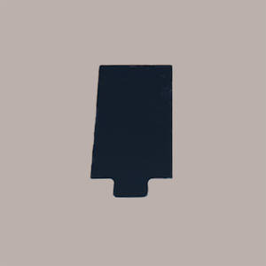 200 Pcs Disposable Black Gold <b>Cardboard</b> Single-Portion Rectangular Serving <b>Tray</b> 9x5 cm - Product Image 4