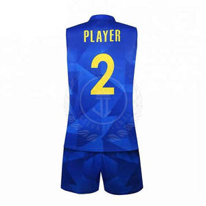 ชุดยูนิฟอร์มวอลเลย์บอลชายราคาส่ง มีสินค้าในสต็อก รับออกแบบโลโก้ตามสั่ง ผลิตเอง 100% โพลีเอสเตอร์ - Product Image 2