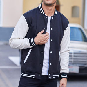 2024 Hip Hop Varsity Jacket Your Own Design Men Wear Varsity Jacket Venta al por mayor Custom Logo Men Wear Varsity Jacket - Product Image 2