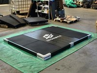 Équipement d'haltérophilie de gymnastique robuste Plate-forme de gymnastique de forme physique pour une pièce et un accessoire efficaces de machine d'exercice d'haltérophilie