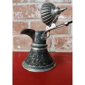 Haute qualité laiton métal arabe Dallah Design moderne poignée en métal cuisine table et salle à manger accessoires théière fournitures - Product Image 5