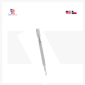 Suministros para uñas Raspador de cutículas de uñas de doble punta-Pelador Herramienta de empuje de limpieza y recorte de uñas de acero inoxidable - Product Image 3