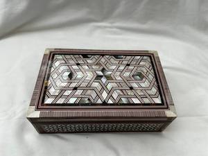 Premium Handmade Modern Luxury Wooden Mother Pearl Inlay <b>Floral</b> Pattern Customizable Jewelry <b>Box</b> <b>Storage</b> Organizer Accessories - Product Image 2