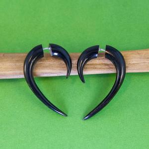 Pendientes de Cuerno de Búfalo para Niñas, Pendientes de Cuerno Natural para Mujer, Joyería de Cuerno de Alta Calidad - Product Image 4