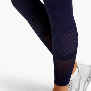 Legging d'entraînement de course à pied taille haute pour femmes nouveauté OEM Patchwork personnalisé vêtements de sport tissu tricoté vêtements de sport personnalisables - Product Image 6