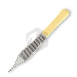 Adson Forceps Cruz dentada 4 3/4 "Empuñadura de carburo atraumática Quirúrgico Agarre seguro Manejo Agarre antideslizante Instrumentos médicos - Product Image 5