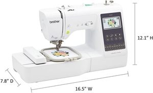 เครื่องเย็บผ้าและปักผ้า Brother SE700 จากโรงงาน, เชื่อมต่อไร้สายผ่าน LAN, มีลายปักในตัว 135 แบบ, จุดเย็บในตัว 103 แบบ - Product Image 2