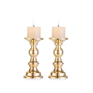 Hot Selling Brass Candle Holder Brass Table Candlesticks for Home Wedding Party Decoration with <b>Handmade</b> Shinny Polished - Product Image 2