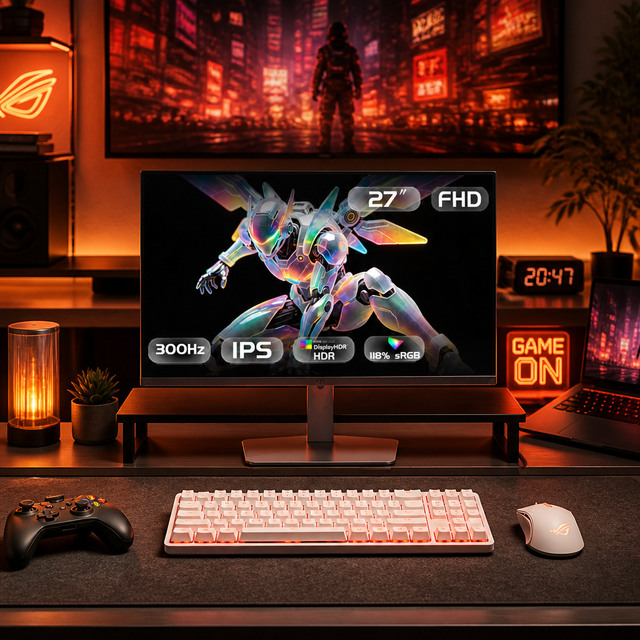Factory Direct 300Hz IPS LED 120% SRGB Bezel-less 5ms for Monitor Gamer 27 Pulgadas Gaming for Esports Display