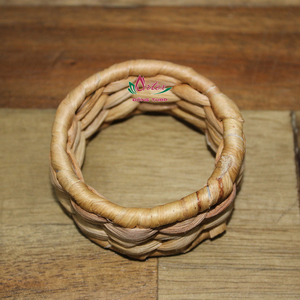 Artex Dong Thap Factory Handmade Multifunction Flexible Seagrass Storage <b>Basket</b> <b>Water</b> <b>Hyacinth</b> Weaving for Home Interior - Product Image 3