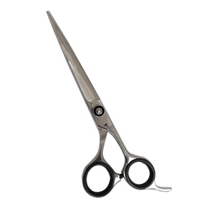 Ciseaux de barbier en acier inoxydable, lame tranchante, manche moyen, pour droitiers, pour couper et amincir les cheveux, salon de coiffure - Product Image 4