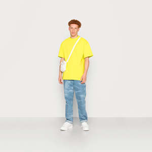 เสื้อยืดผู้ชายขายดี ผ้าฝ้าย 100% ทรงปกติ สวมใส่สบาย ไม่ยับ ระบายอากาศดี สไตล์สตรีทแวร์ ผ้าถักแบบใหม่ - Product Image 5