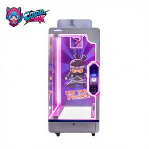 Machine à griffes d'arcade à pièces colorée, machine à cadeaux à ciseaux, machine à rachat de prix avec éclairage LED, difficulté réglable - Product Image 1
