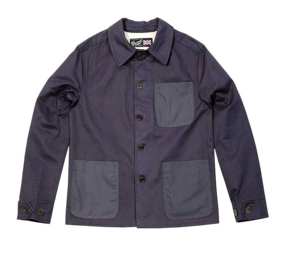 Wholesale Custom Formal <b>Men's</b> Waterproof Hooded Stand Work <b>Chore</b> <b>Jacket</b> Multi Pockets Front Customizable Cotton Blend Twill - Product Image 4