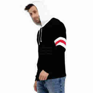 New Fashion Unisex Cotton Knitted Fashion Plus Size Hoodies <b>Men</b> Heavy Weight Hoodie <b>Sweatshirts</b> - Product Image 3