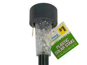 El mejor precio, decoración del hogar, luz decorativa para exteriores, estaca SOLAR de plástico de 14 pulgadas de longitud para colección de jardín - Product Image 5