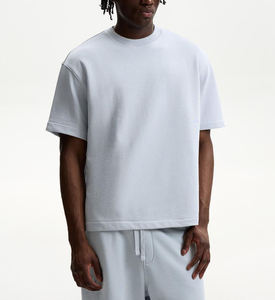 Conjunto deportivo de verano de alta calidad para hombre, camiseta y pantalones cortos, transpirable, informal, conjunto deportivo de 2 piezas para hombre. - Product Image 3