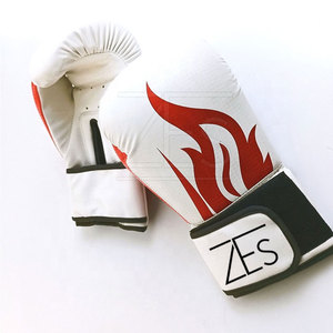 Guantes de boxeo profesionales hechos a medida Guantes de boxeo de cuero PU Guantes de boxeo de entrenamiento de lucha - Product Image 3