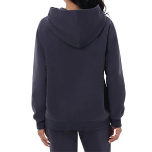 Sweat-shirt à capuche oversize pour femme, épaules tombantes, polaire lourd, écologique, avec logo personnalisé, pull - Product Image 4