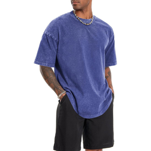 Camisetas de gran tamaño con logotipo personalizado de alta calidad para hombre, tela de punto de talla grande a la moda, fabricantes de ropa OEM de Pakistán - Product Image 4