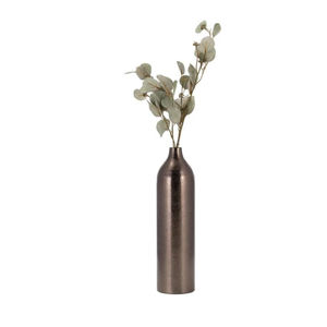 Vase à fleurs design martelé en métal argenté de la plus grande qualité Vase à fleurs décoratif classique Organisateur de bureau Vase à fleurs de table - Product Image 4