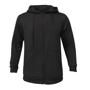 Sweats à capuche unis à fermeture éclair complète en molleton de coton sur mesure pour hommes avec couleurs personnalisées, taille et logo personnalisés - Product Image 5