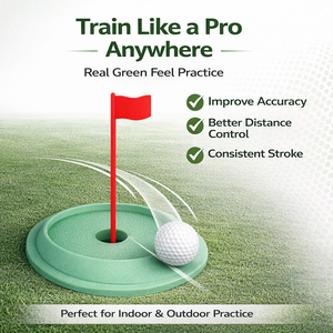 Ensemble de putter de golf réglable avec balle de golf, coupelle de putting et sac de rangement - Portable et facile à ranger - Livraison gratuite - Product Image 5