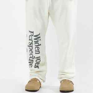 กางเกงวอร์มผ้าฝ้ายแบบมีเชือกผูกสำหรับทั้งชายและหญิงกางเกงวิ่งลำลองดีไซน์กลางหน้าจอแบบสั่งตัดได้สำหรับฤดูใบไม้ร่วงฤดูหนาว - Product Image 2