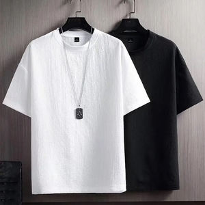 Camisetas de hombre con estampado de logotipo personalizado, camiseta ligera lisa de verano, camiseta personalizada OEM, camisetas de talla grande, camisetas para hombre - Product Image 3