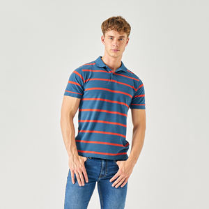 Polos à manches courtes pour hommes, nouvelle mode, en coton de qualité supérieure, avec broderie personnalisée - Product Image 1