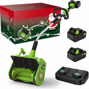 Pelle à neige électrique, souffleuse à neige sans fil 13,2 pouces 40V 4,0Ah, souffleuse à neige à batterie avec plaque directionnelle et réglable - Product Image 1