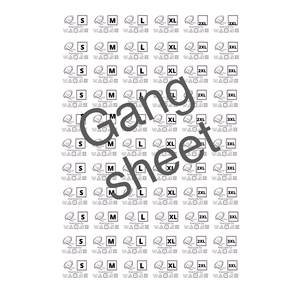 Étiquettes suspendues HighRez 22x22, feuilles d'étiquettes de transfert de haute qualité - Product Image 2